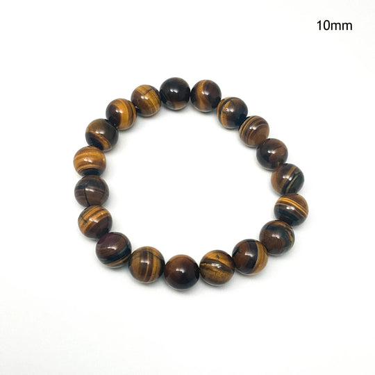Gold Tiger Eye Beaded Bracelet-Rocks and Gems Canada
