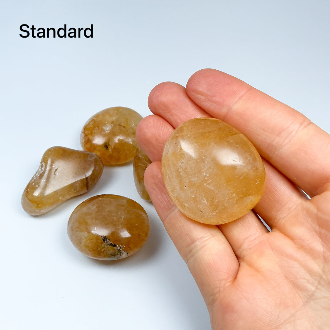 Golden Hematoid Quartz Tumble-Rocks and Gems Canada