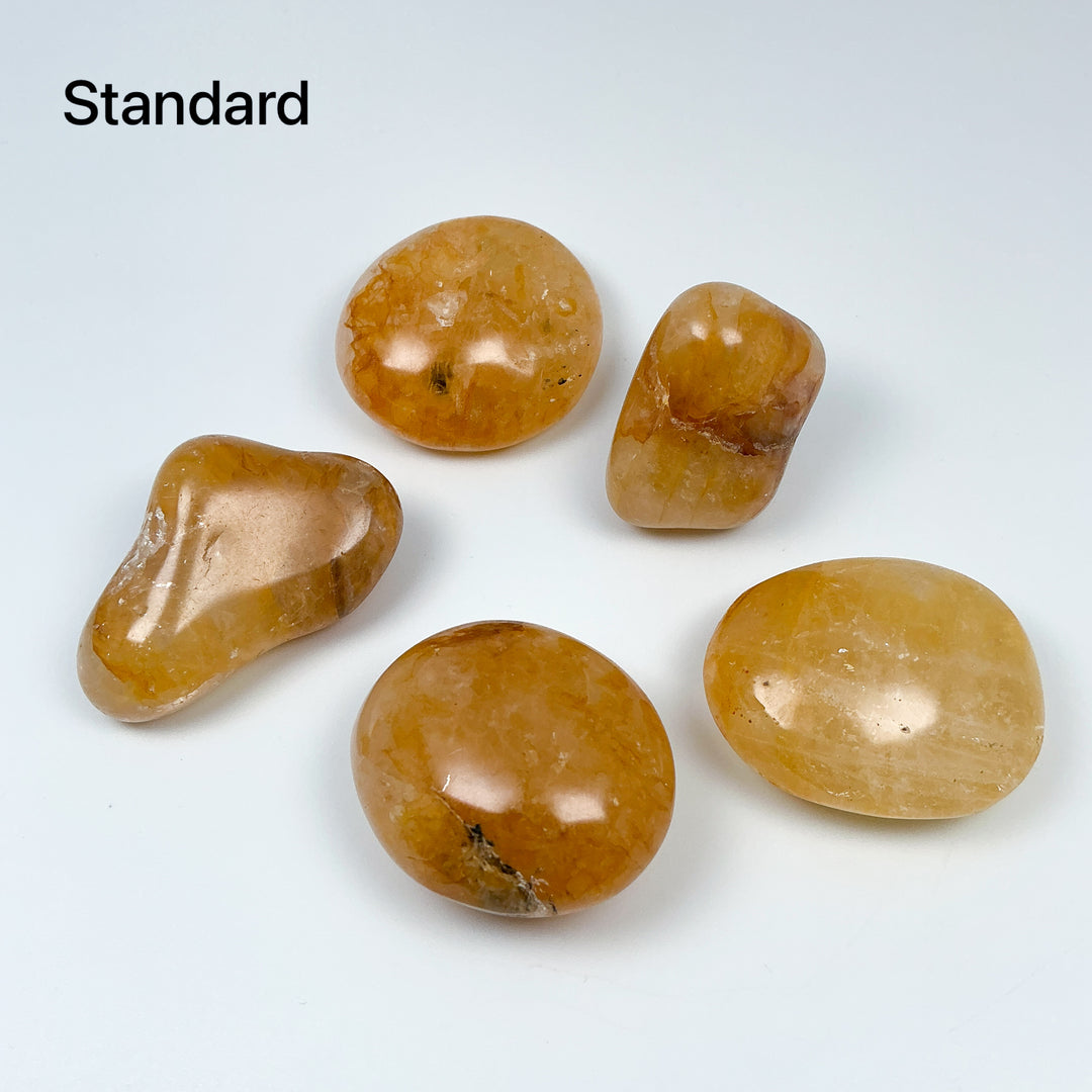Golden Hematoid Quartz Tumble-Rocks and Gems Canada