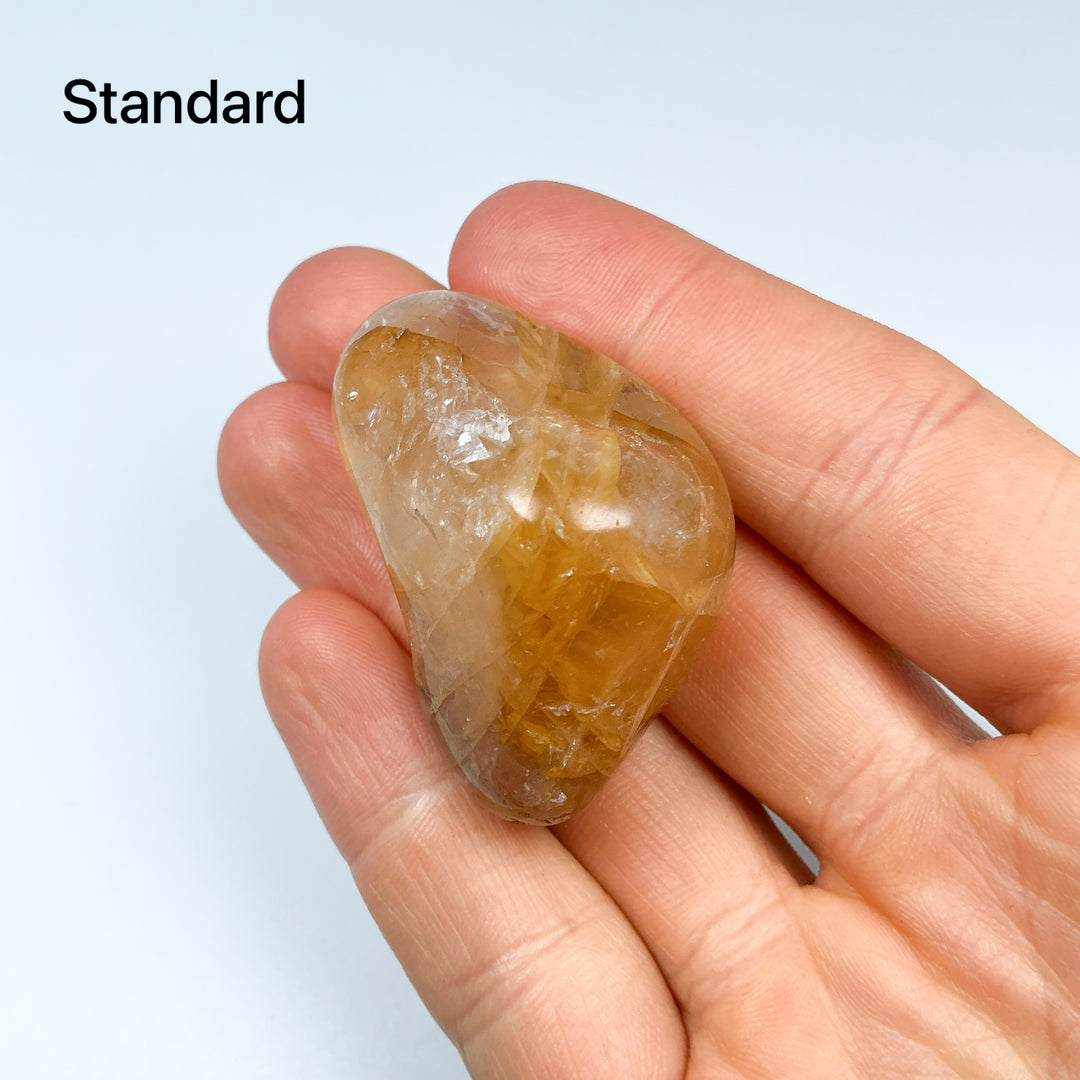 Golden Hematoid Quartz Tumble-Rocks and Gems Canada