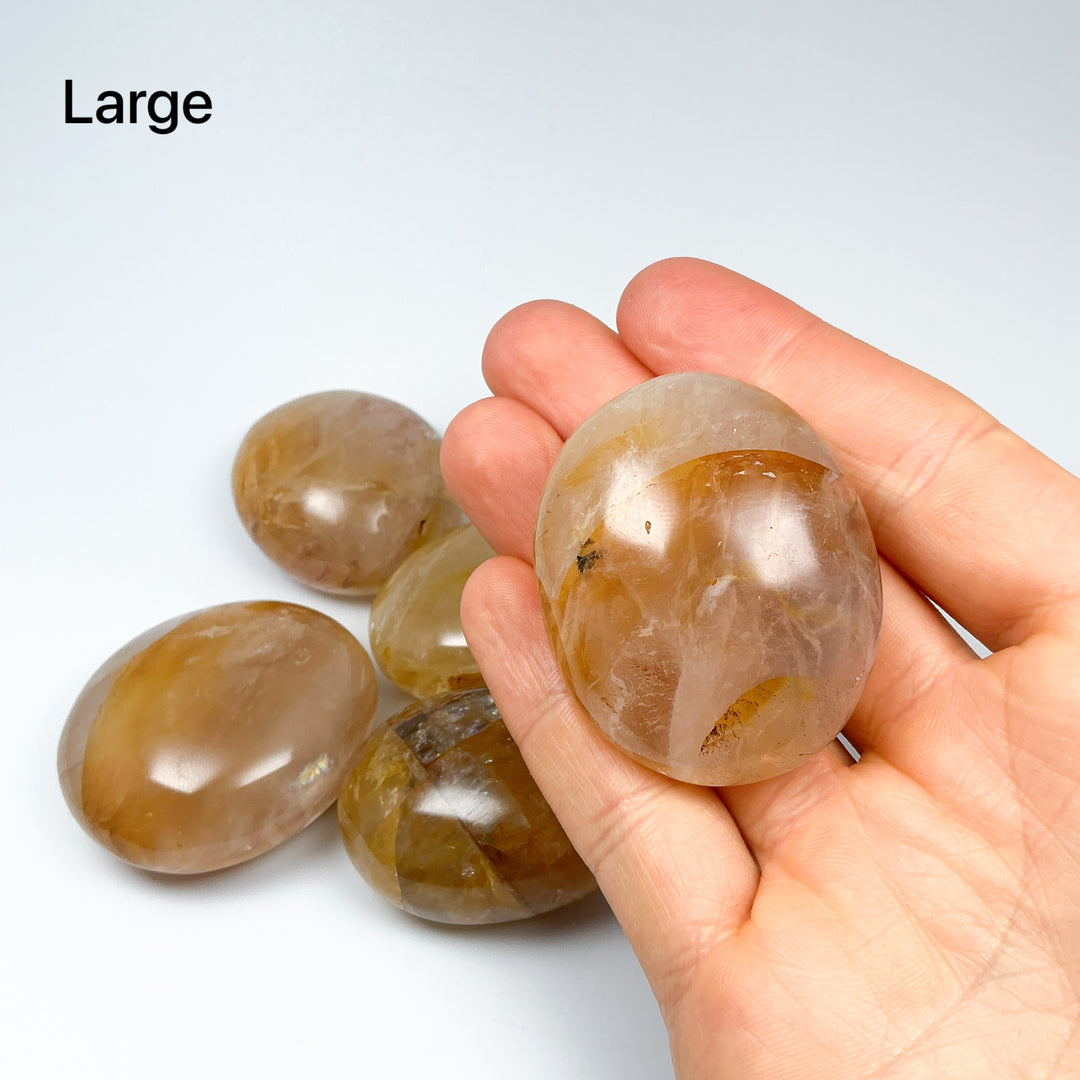 Golden Hematoid Quartz Tumble-Rocks and Gems Canada