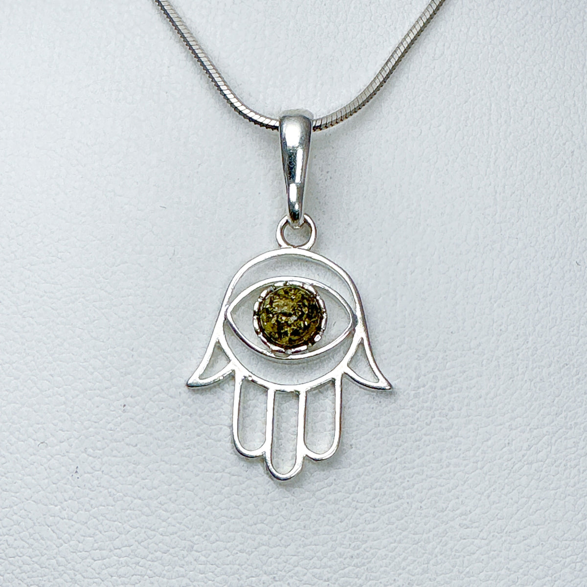 Green Amber Pendant-Rocks and Gems Canada