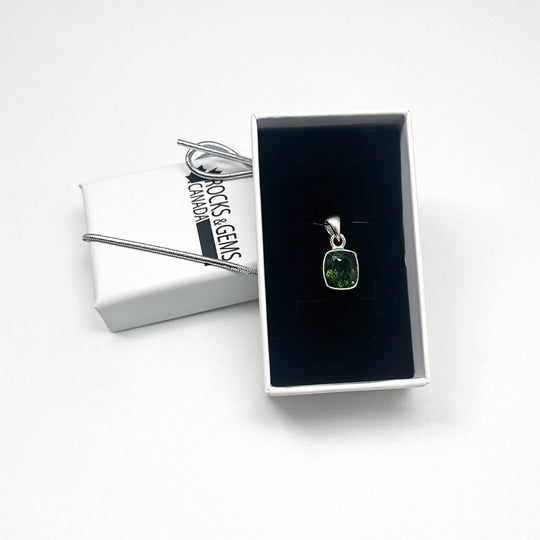 Green Tourmaline Pendant-Rocks and Gems Canada