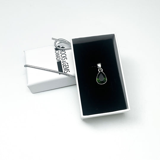 Green Tourmaline Pendant-Rocks and Gems Canada