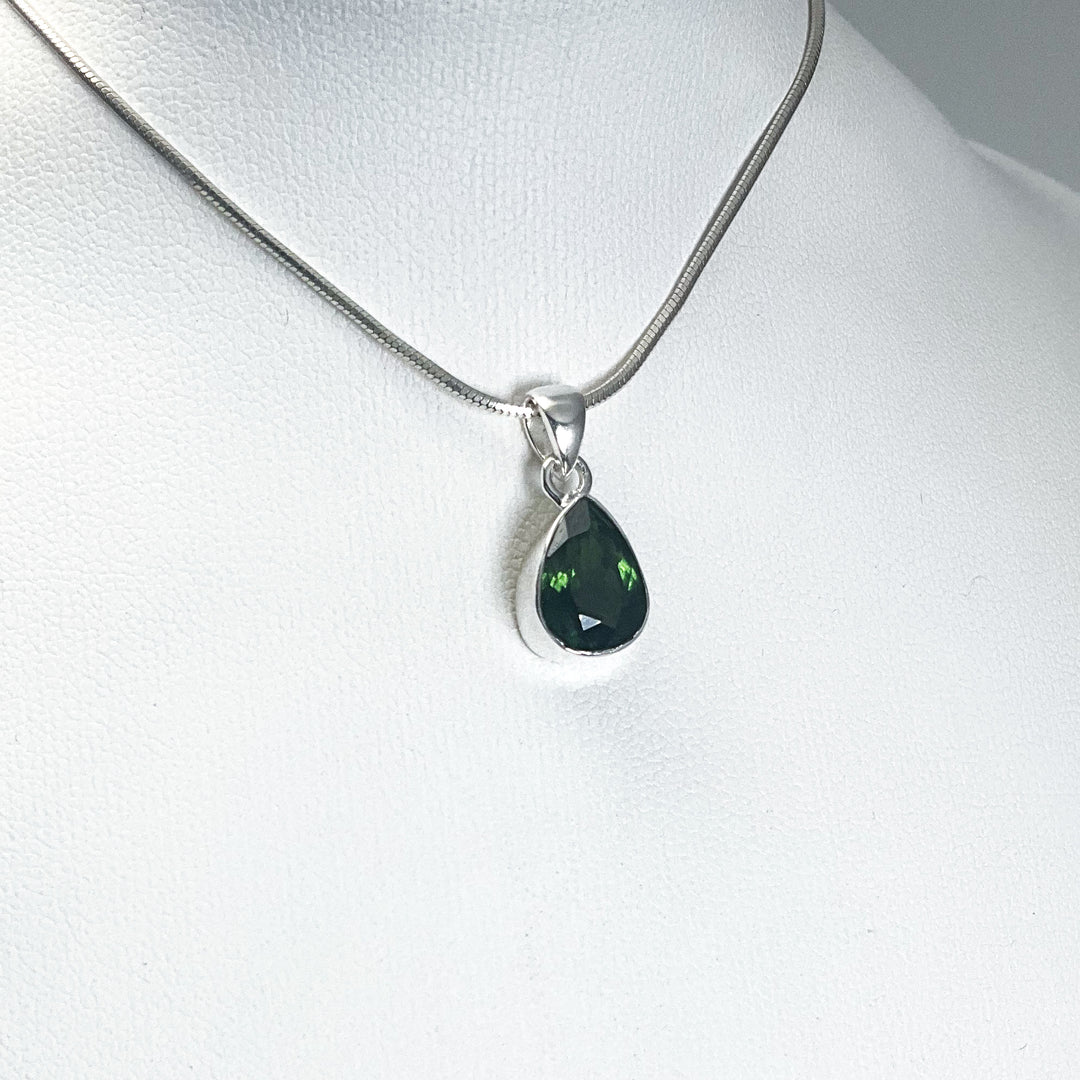 Green Tourmaline Pendant-Rocks and Gems Canada