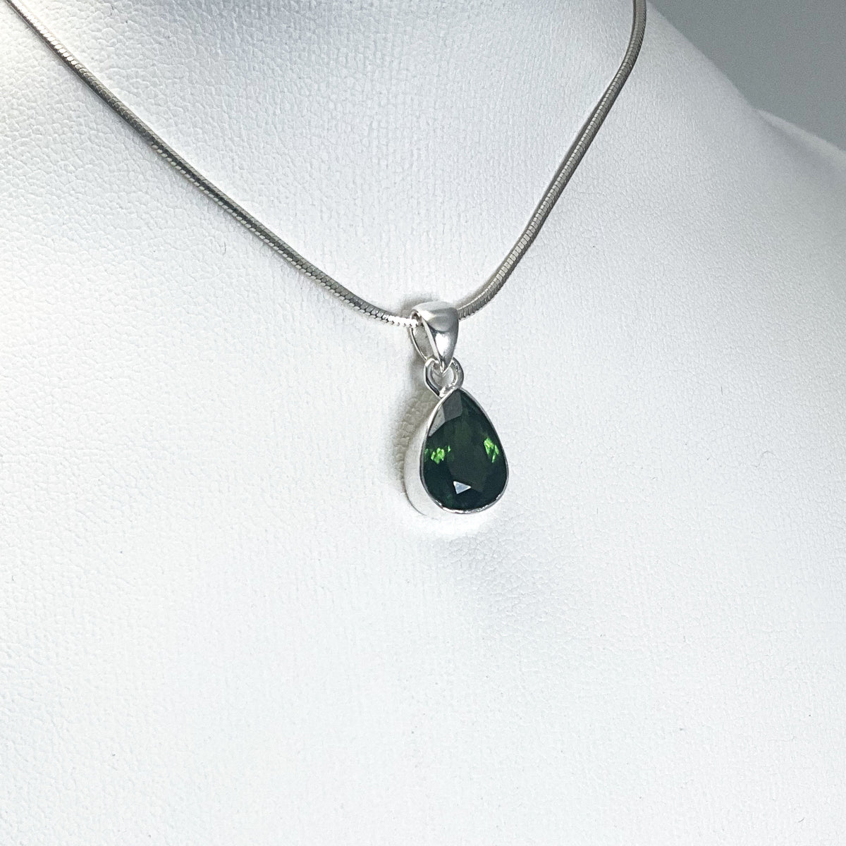 Green Tourmaline Pendant-Rocks and Gems Canada