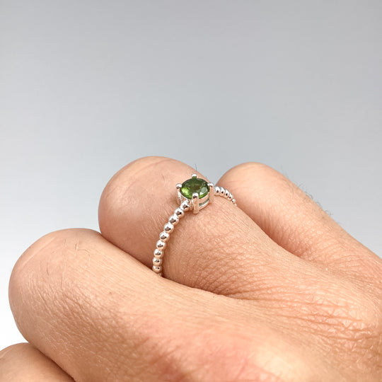 Green Tourmaline Ring-Rocks and Gems Canada