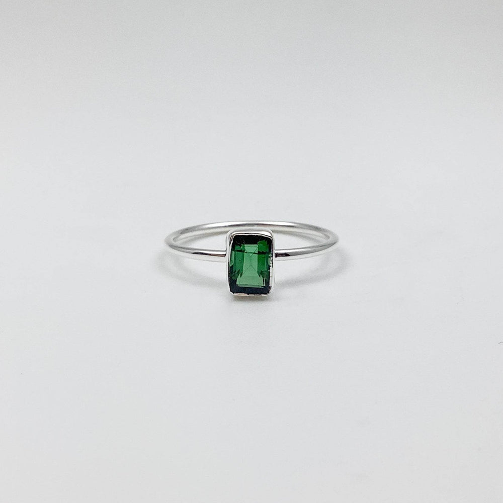 Green Tourmaline Ring-Rocks and Gems Canada