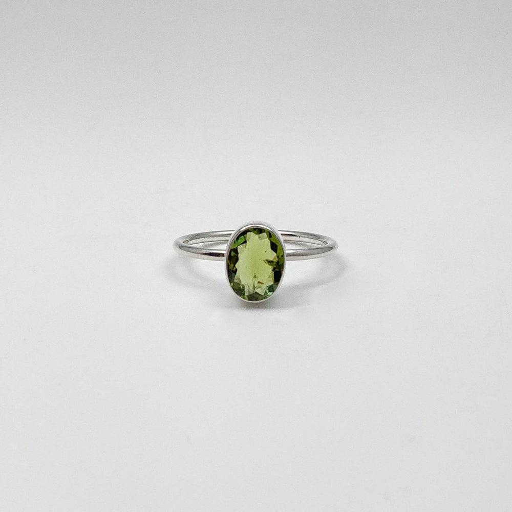 Green Tourmaline Ring-Rocks and Gems Canada