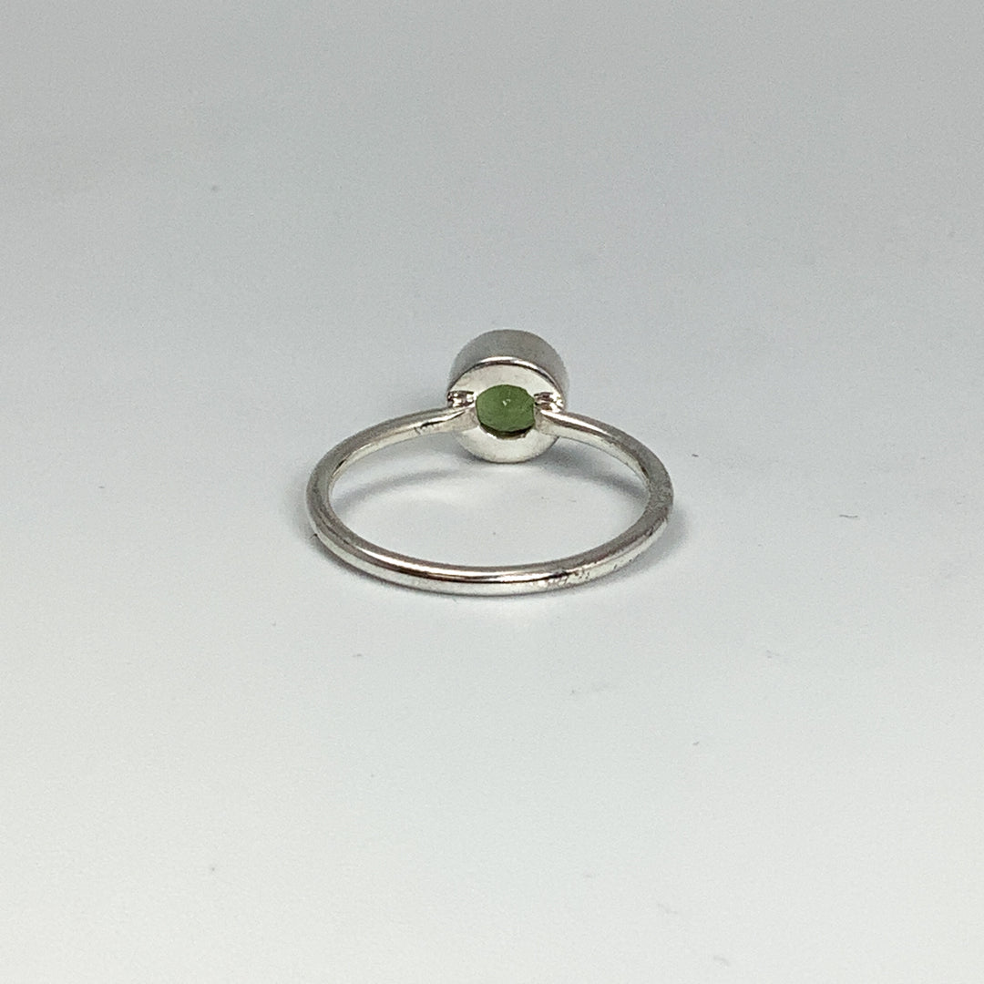 Green Tourmaline Ring-Rocks and Gems Canada