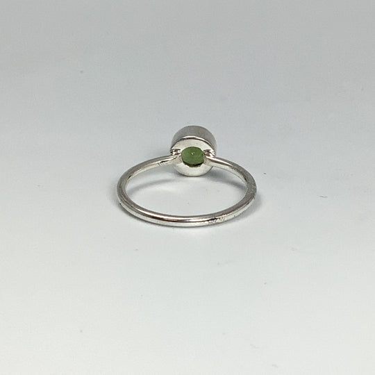 Green Tourmaline Ring-Rocks and Gems Canada