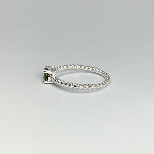 Green Tourmaline Ring-Rocks and Gems Canada