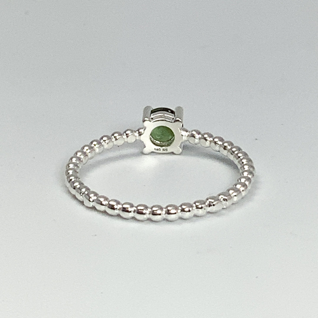 Green Tourmaline Ring-Rocks and Gems Canada