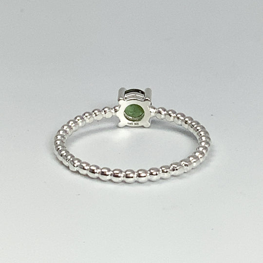Green Tourmaline Ring-Rocks and Gems Canada
