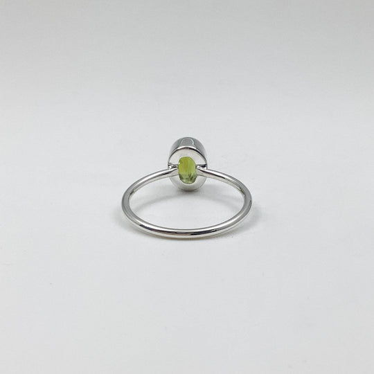 Green Tourmaline Ring-Rocks and Gems Canada