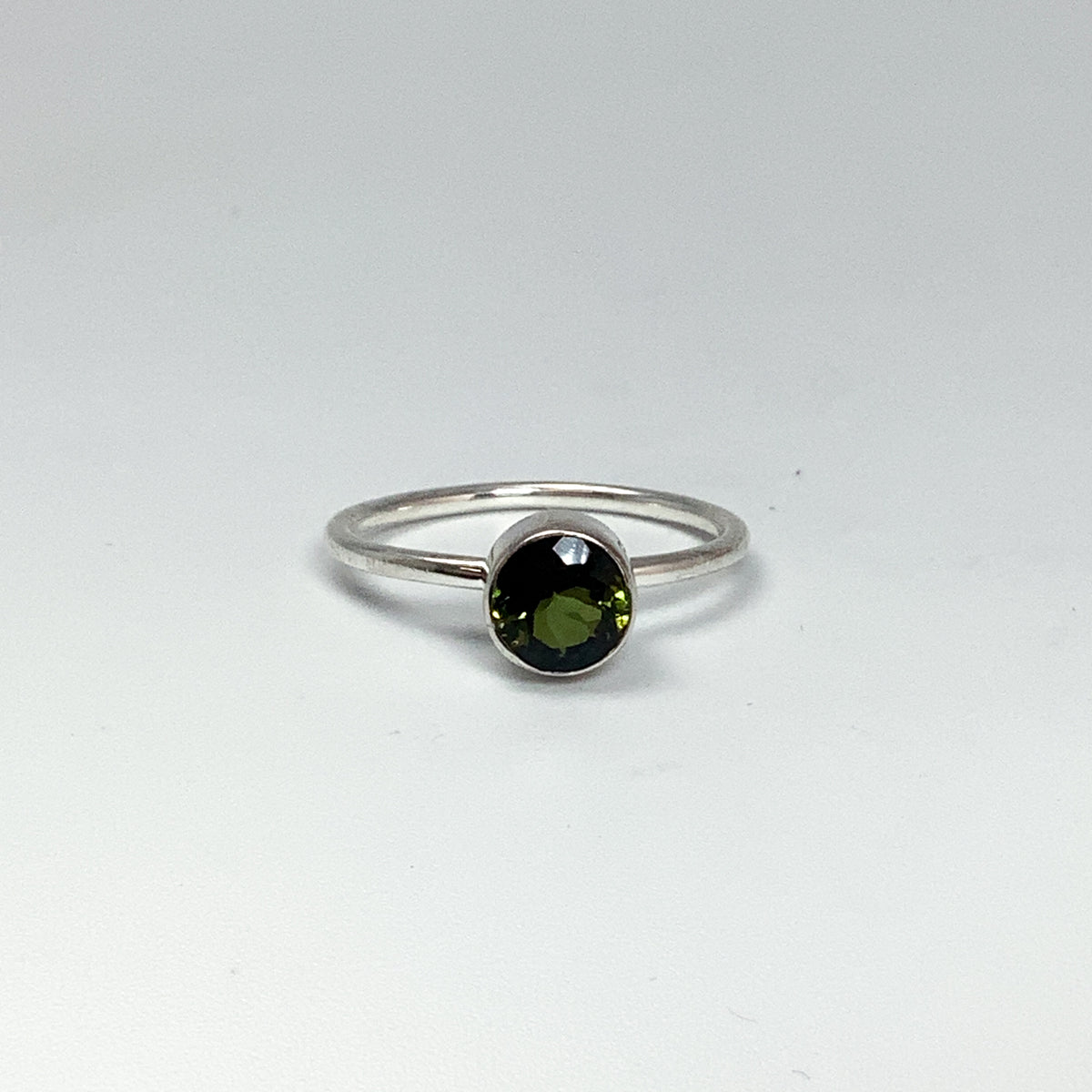 Green Tourmaline Ring-Rocks and Gems Canada