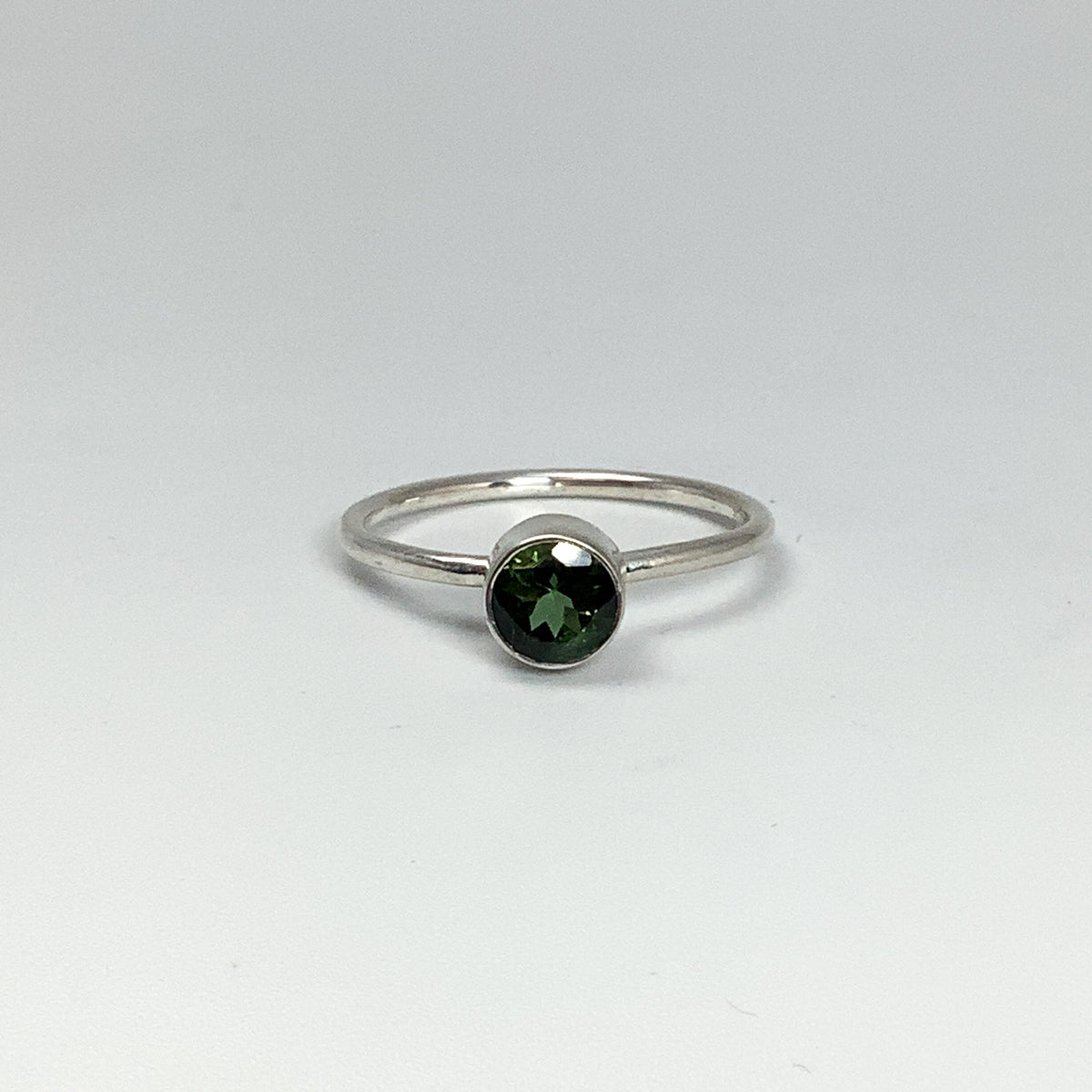 Green Tourmaline Ring-Rocks and Gems Canada