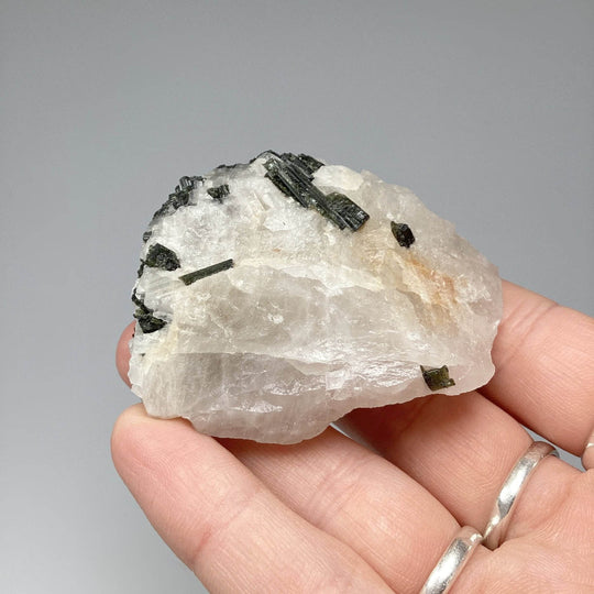 Green Tourmaline in Matrix-Rocks and Gems Canada