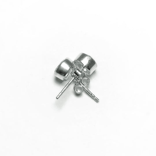 Green Amethyst Stud Earrings - Rocks and Gems Canada