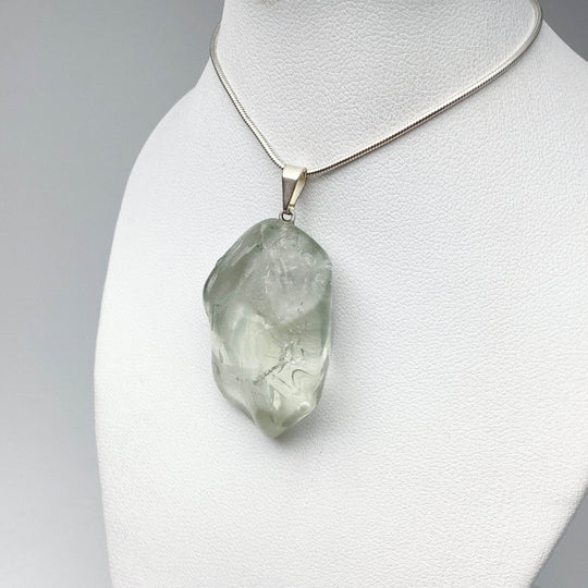 Green Amethyst Tumble Pendant - Rocks and Gems Canada