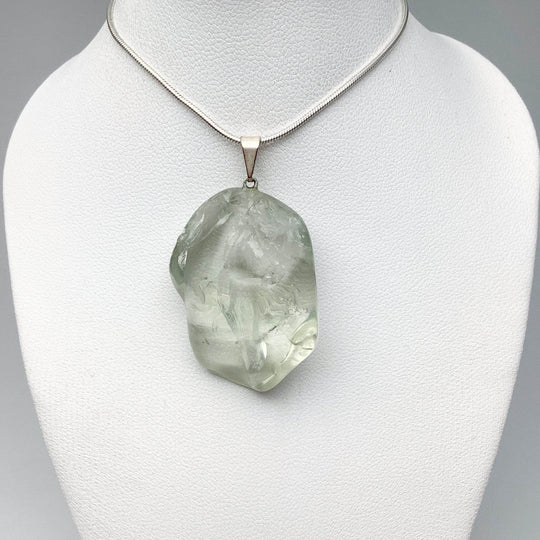 Green Amethyst Tumble Pendant - Rocks and Gems Canada