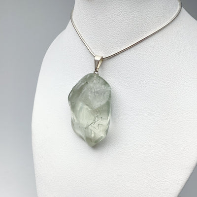 Green Amethyst Tumble Pendant