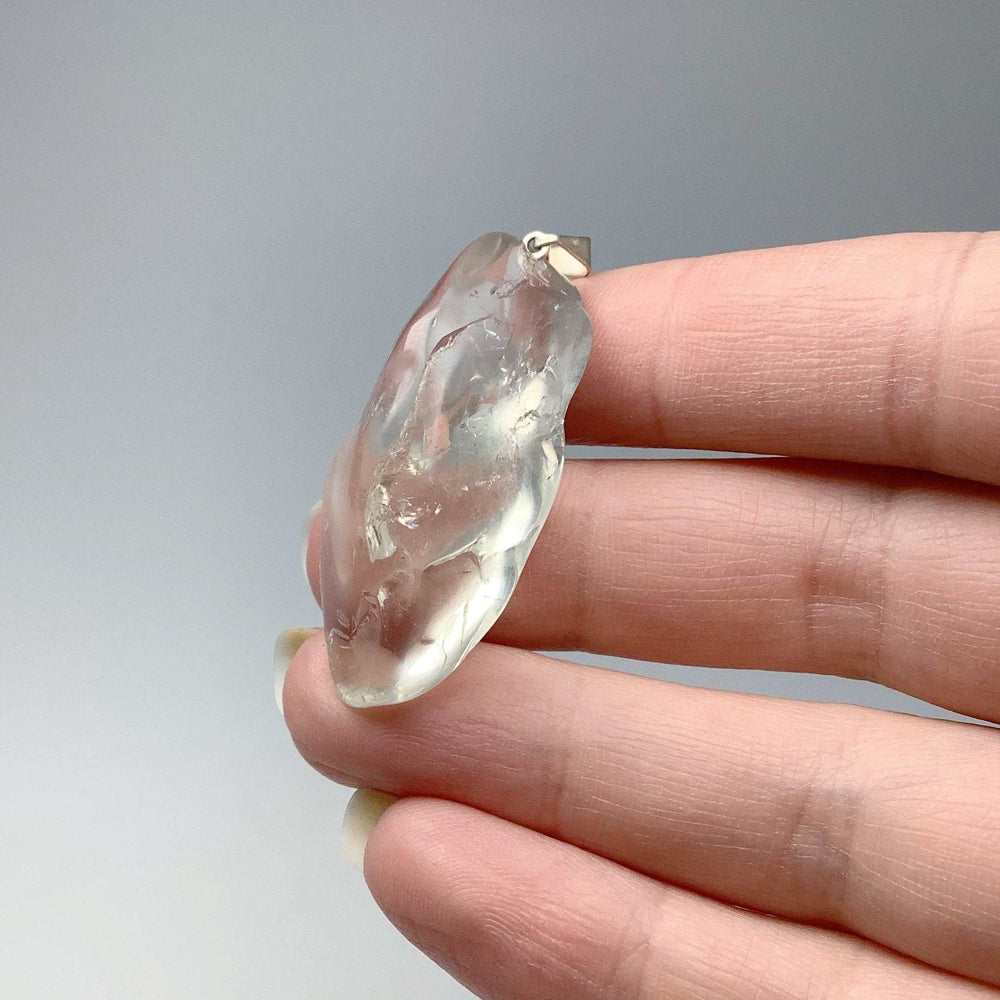 Green Amethyst Tumble Pendant - Rocks and Gems Canada