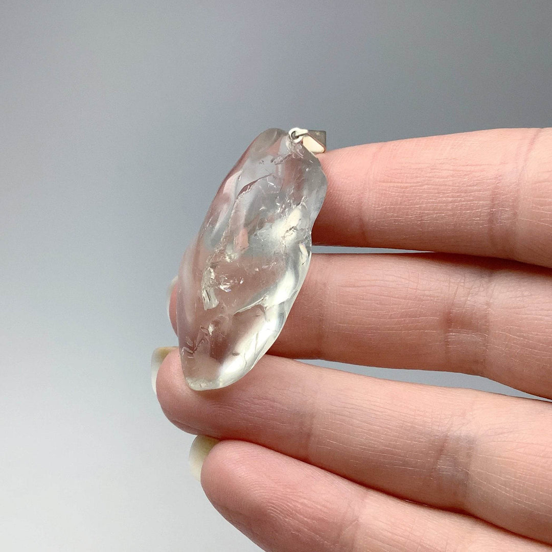 Green Amethyst Tumble Pendant - Rocks and Gems Canada
