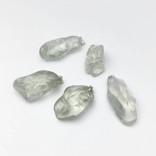 Green Amethyst Tumble Pendant - Rocks and Gems Canada