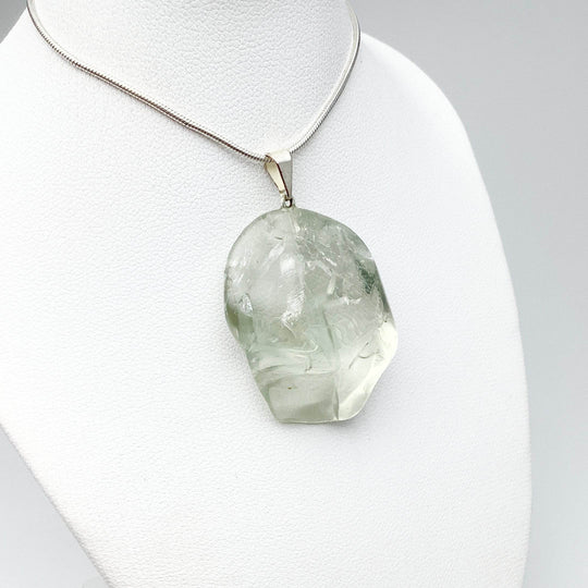 Green Amethyst Tumble Pendant - Rocks and Gems Canada