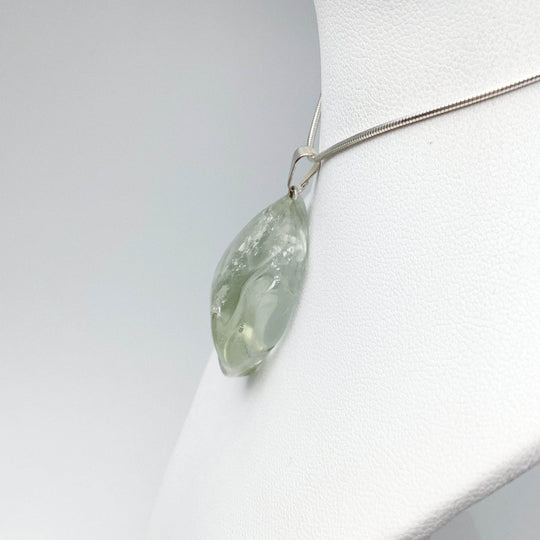 Green Amethyst Tumble Pendant - Rocks and Gems Canada
