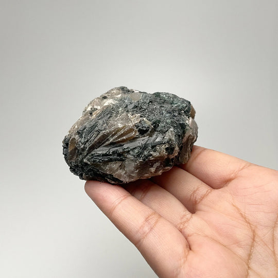 Green Tourmaline with Lepidolite in Matrix - Rocks and Gems Canada