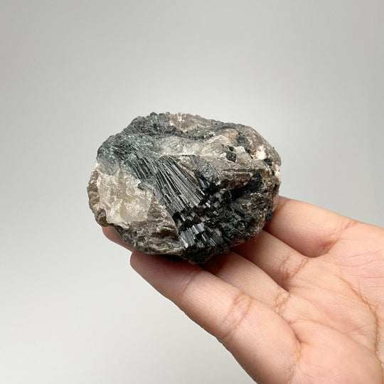 Green Tourmaline with Lepidolite in Matrix - Rocks and Gems Canada