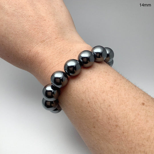 Hematite Beaded Bracelet-Rocks and Gems Canada