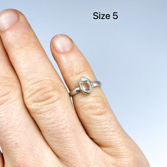 Herkimer Diamond Ring-Rocks and Gems Canada