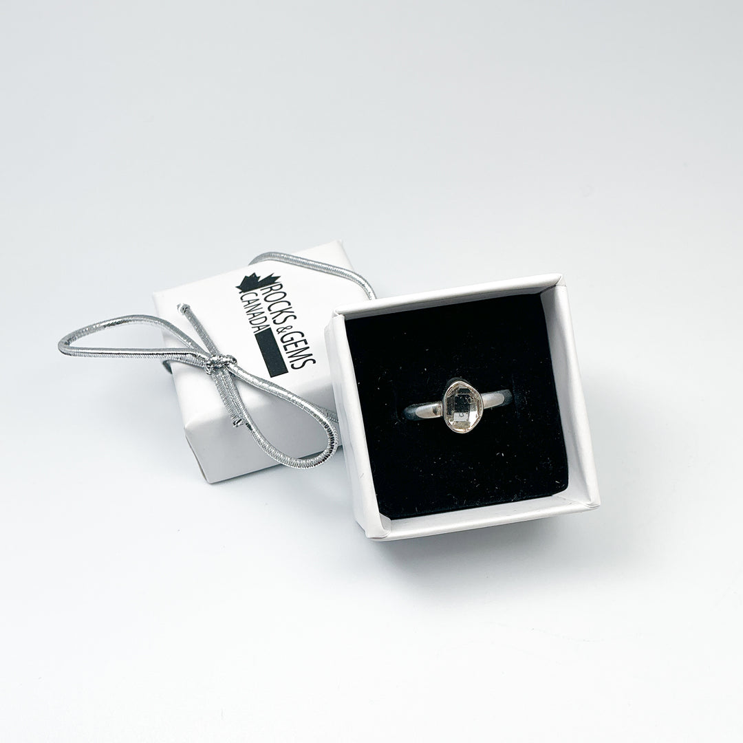 Herkimer Diamond Ring-Rocks and Gems Canada