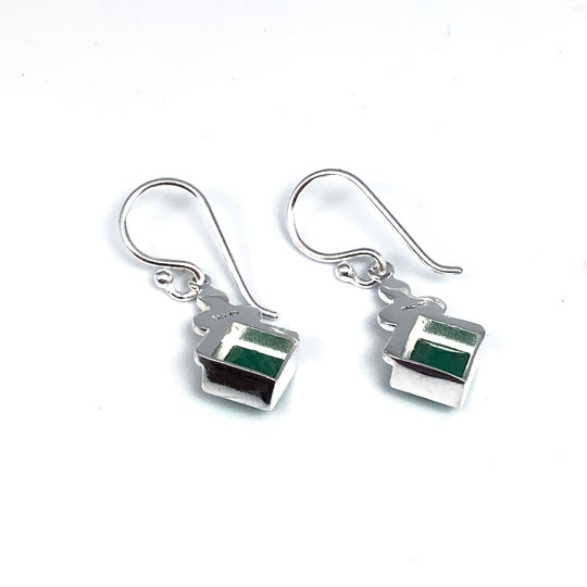 Emerald Dangle Earrings