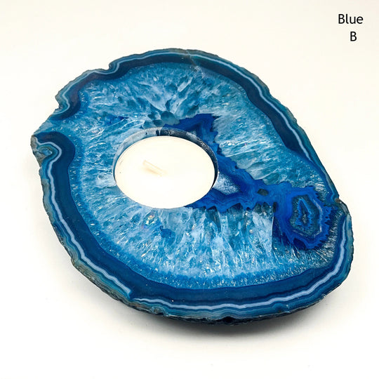 Agate Candle Holder