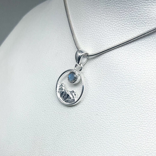 Labradorite Mountain Pendant