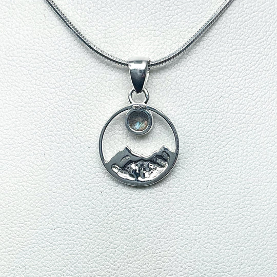 Labradorite Mountain Pendant