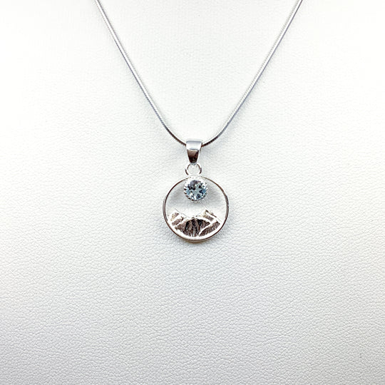 Blue Topaz Pendant