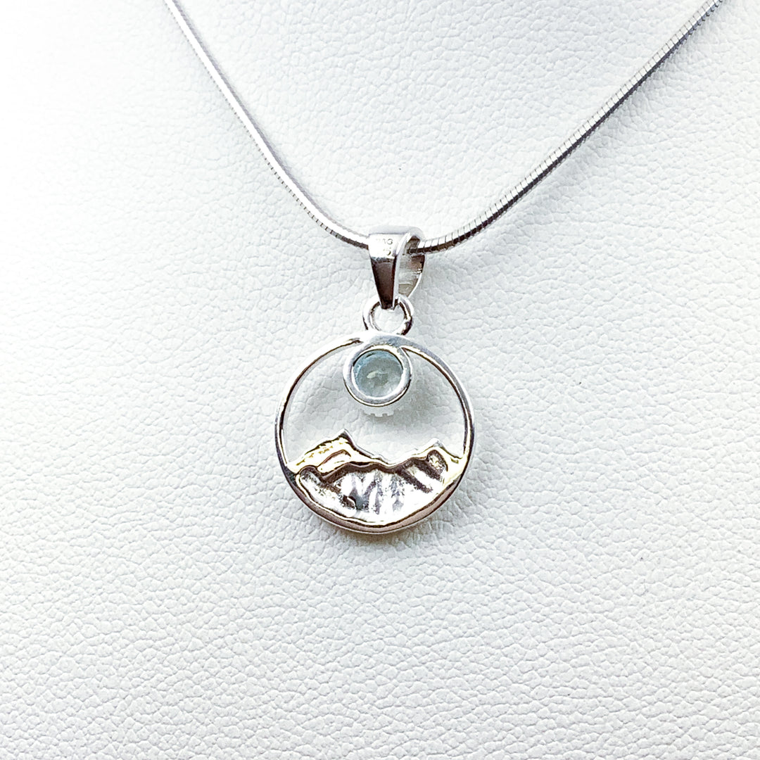 Blue Topaz Pendant