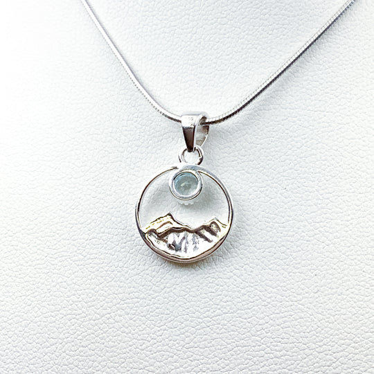 Blue Topaz Pendant
