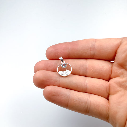 Blue Topaz Pendant