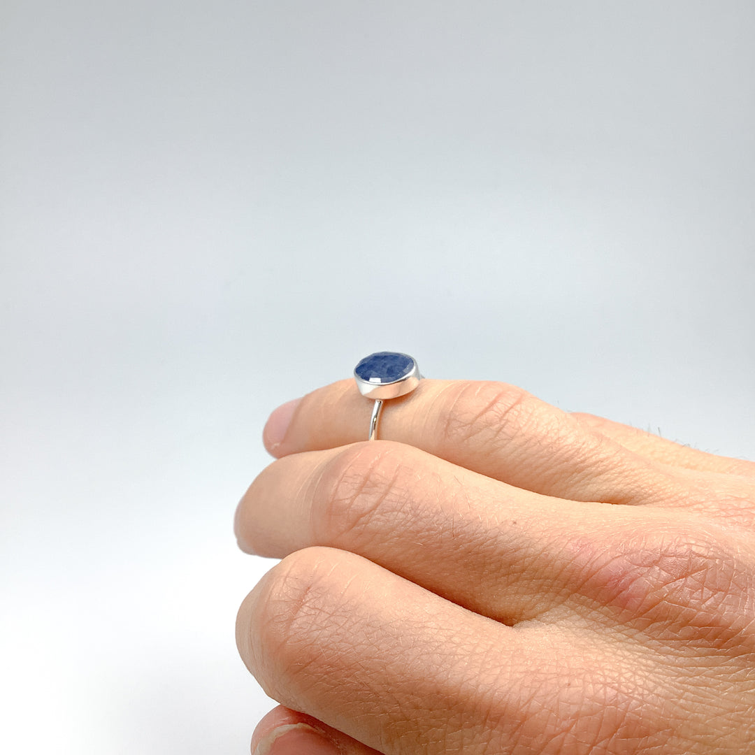 Dark Blue Sapphire Ring - Rocks and Gems Canada