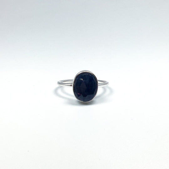 Dark Blue Sapphire Ring - Rocks and Gems Canada