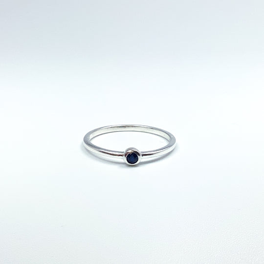 Dark Blue Sapphire Ring - Rocks and Gems Canada