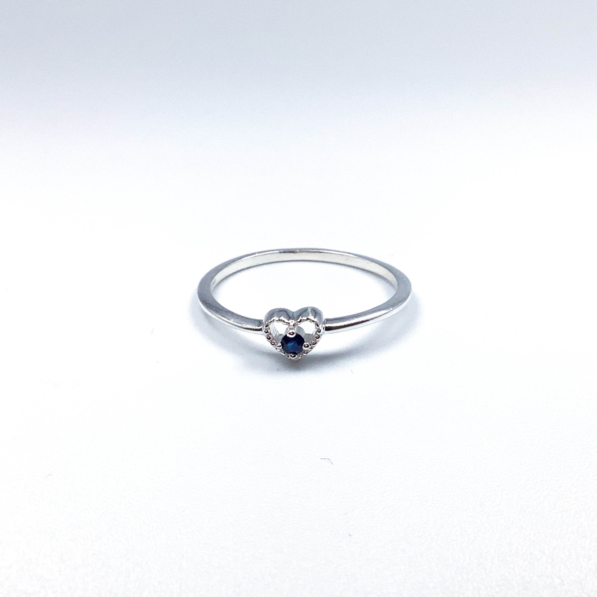 Dark Blue Sapphire Ring - Rocks and Gems Canada