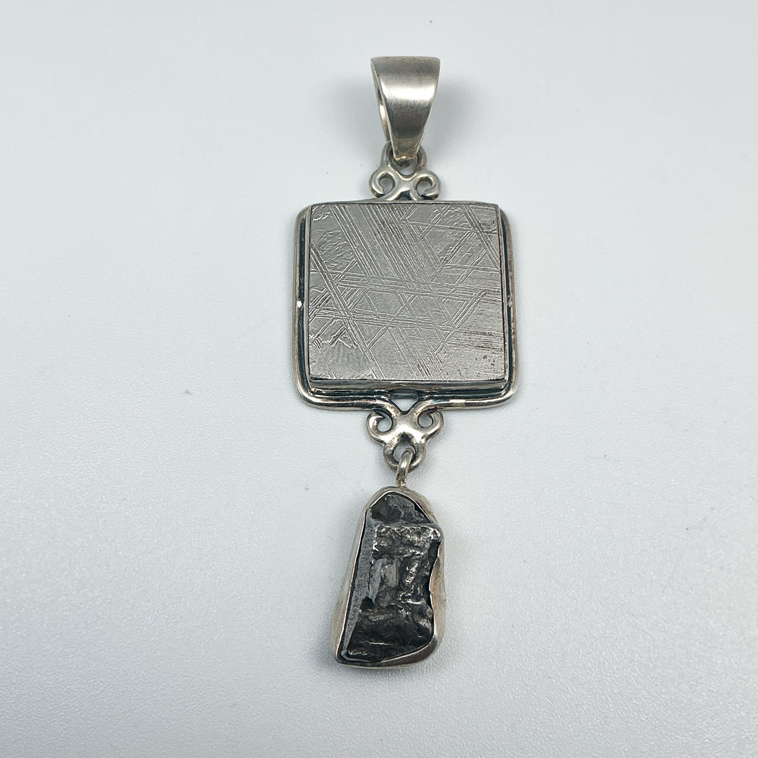 Muonionalusta and Campo Del Cielo Meteorite Pendant
