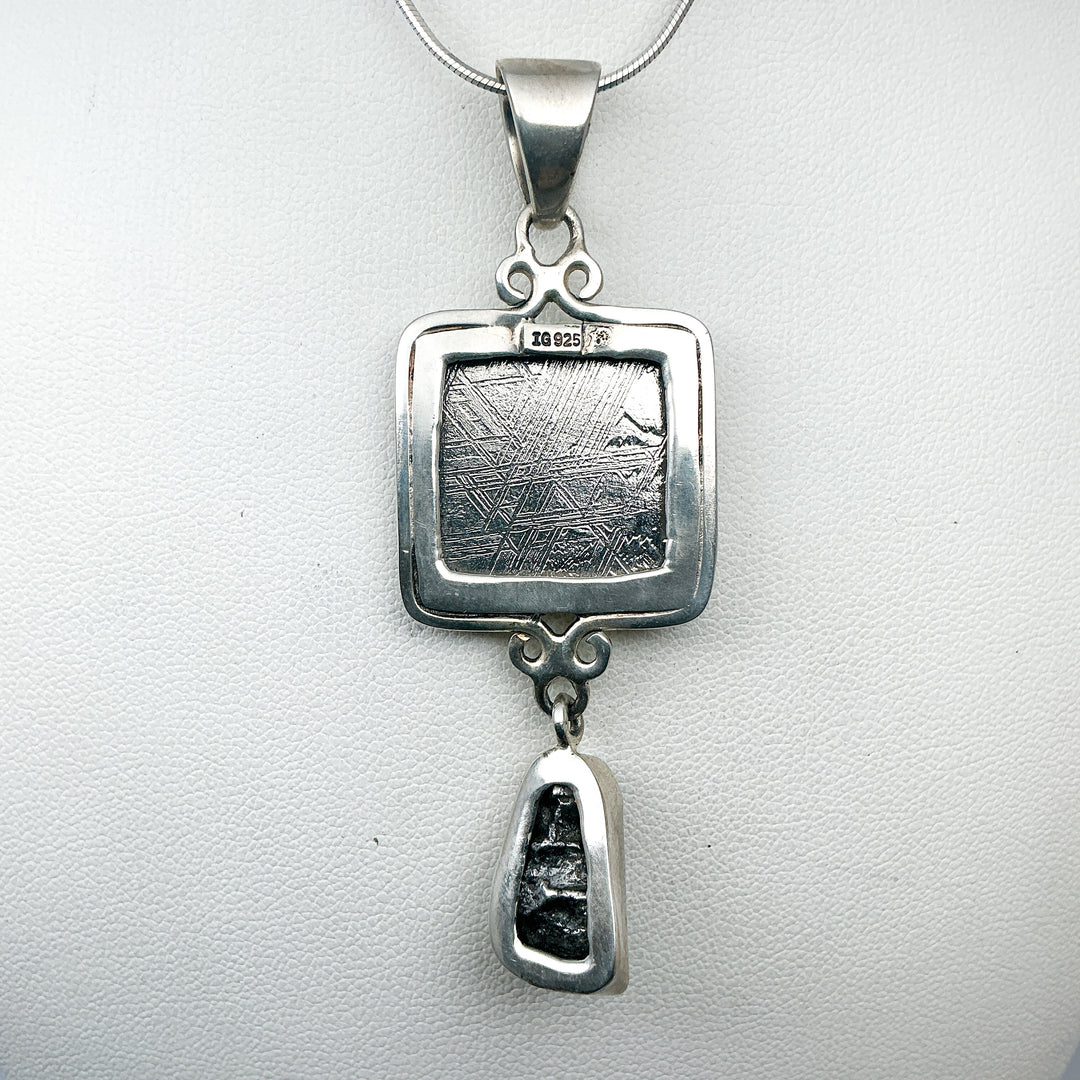 Muonionalusta and Campo Del Cielo Meteorite Pendant